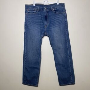 Levis 505 38x29 Medium Wash Men's Jeans Straight Leg
